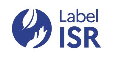 Logo officiel du Label ISR (Investissement Socialement Responsable), certifiant que la SCPI Pierre Capitale intègre des critères extra-financiers dans sa gestion immobilière.